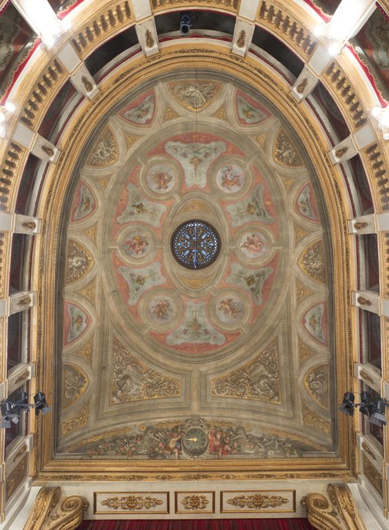 S. Giovanni in Persiceto, Teatro Comunale, il velario (foto Andrea Scardova, IBC) 2016